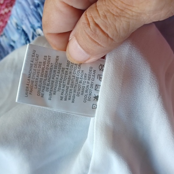 rachel zoe blue and white skirt, Lined | nwt | size Med, Elastic Waist - Picture 7 of 9